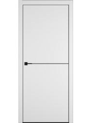 Межкомнатная дверь эмалекс Basic 1  ice ABS black