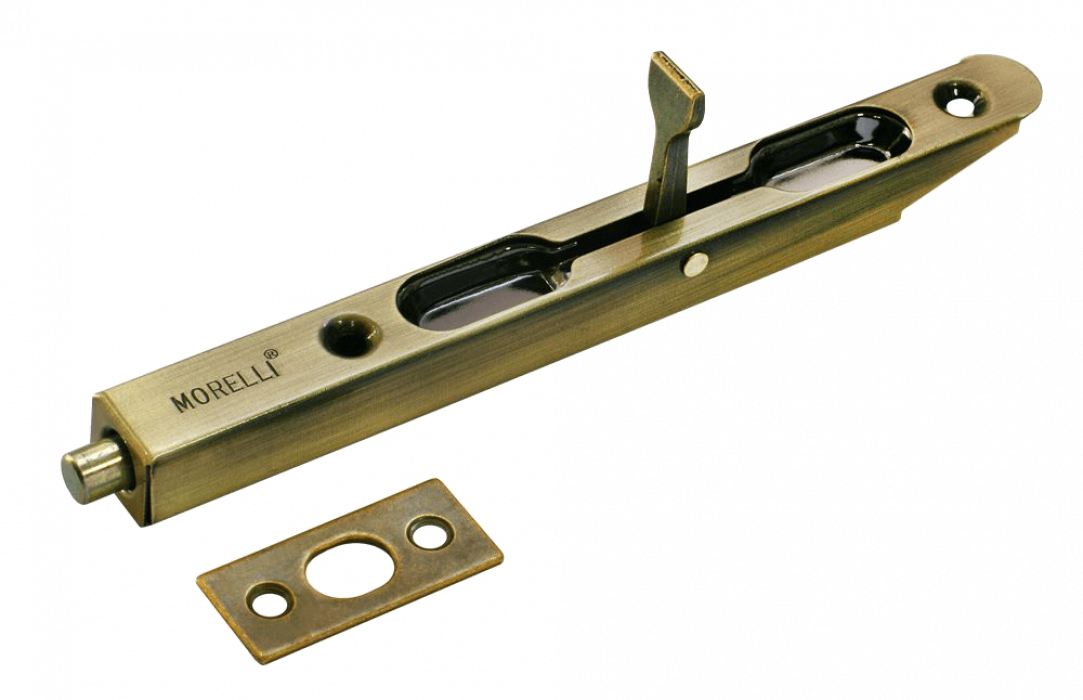 Торцевой шпингалет OL160 AB Цвет - Античная бронза