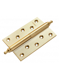 Петля латунная разъёмная с короной MB 120X80X3.5 SG L C Цвет - Матовое Золото