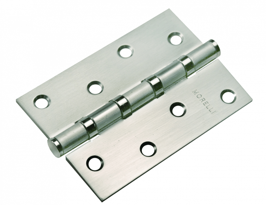 Петля стальная универсальная MS 100X70X2.5-4BB SN Цвет - Белый никель Петля стальная универсальная MS 100X70X2.5-4BB SN Цвет - Белый никель