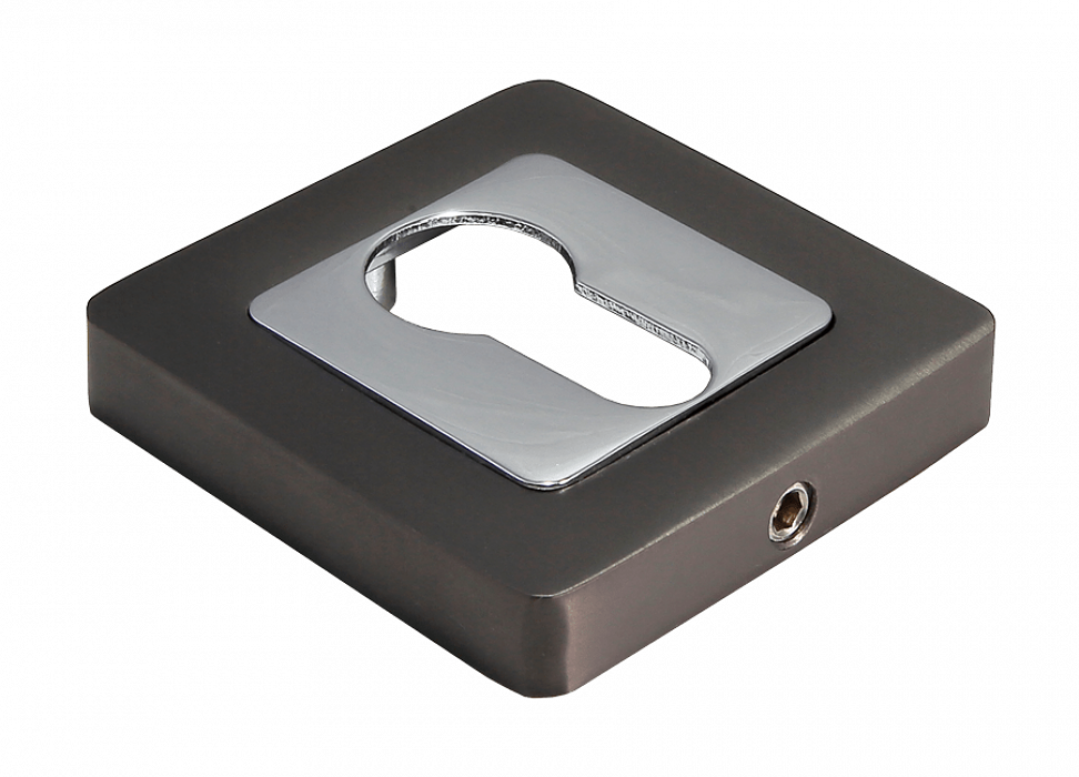 Накладки на ключевой цилиндр MH-KH-S55 GR/PC Цвет - графит/полированный хром