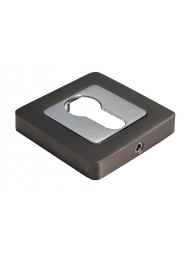 Накладки на ключевой цилиндр MH-KH-S55 GR/PC Цвет - графит/полированный хром